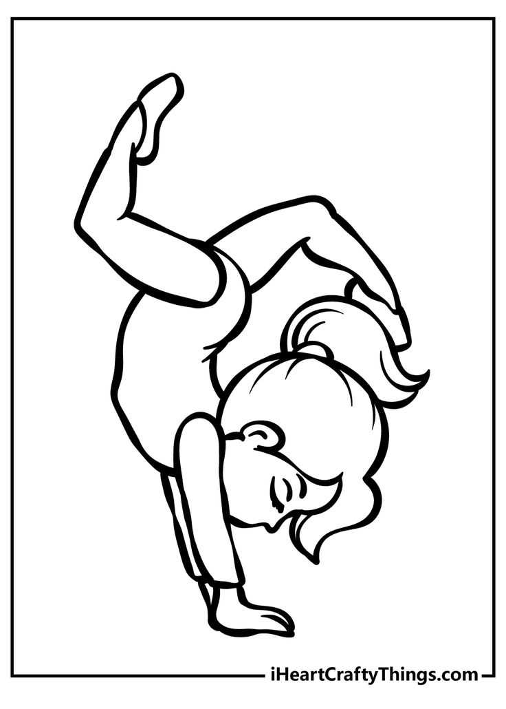 printable coloring pages gymnastics printable coloring pages gymnastics