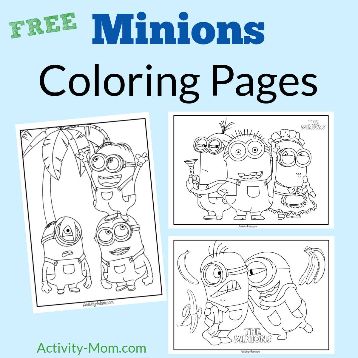 printable coloring pages of minions