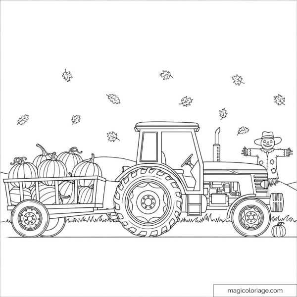printable coloring pages tractors