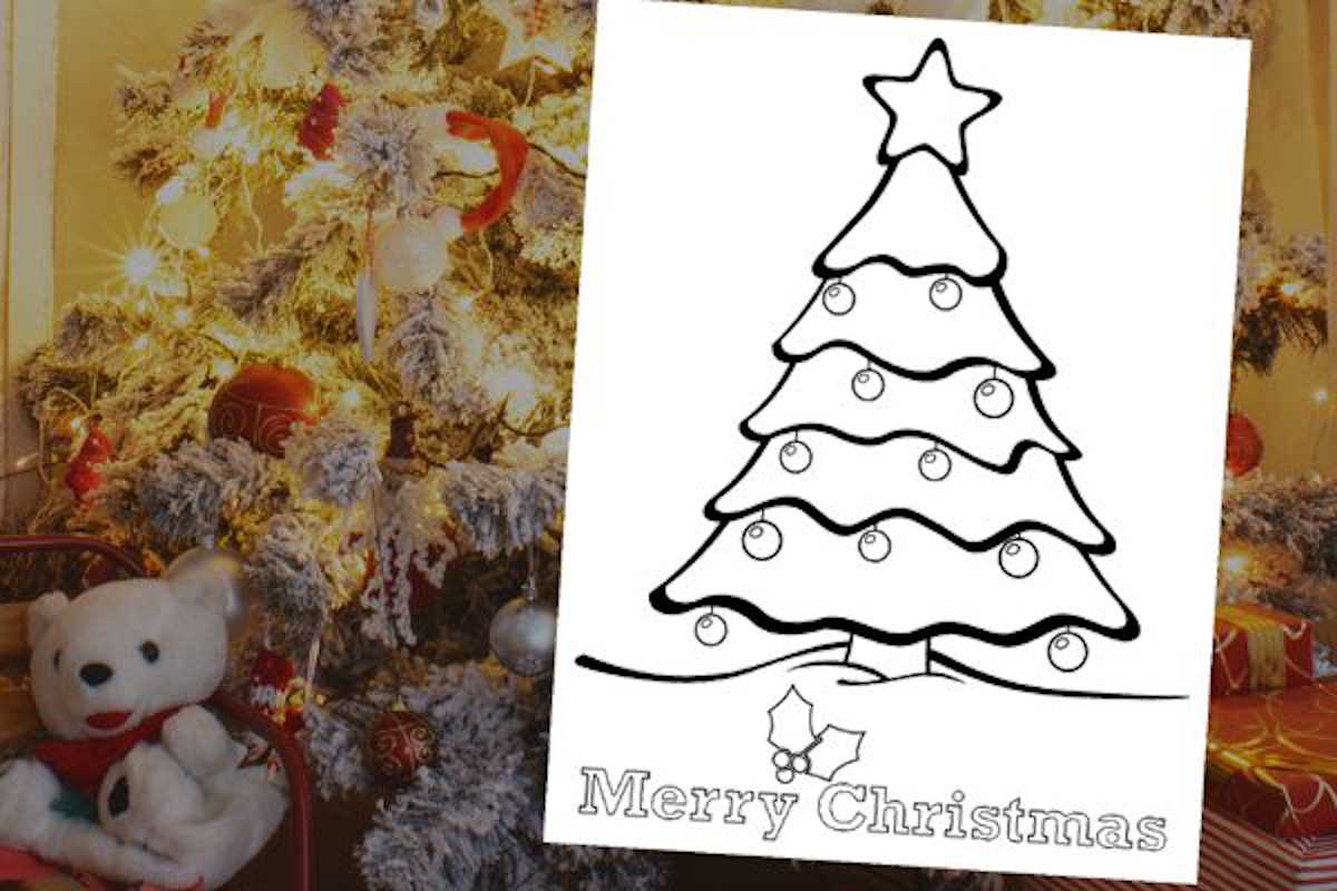 printable coloring pictures of christmas trees printable coloring pictures of christmas trees