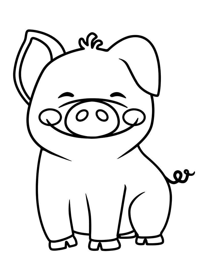 printable coloring pictures of farm animals printable coloring pictures of farm animals