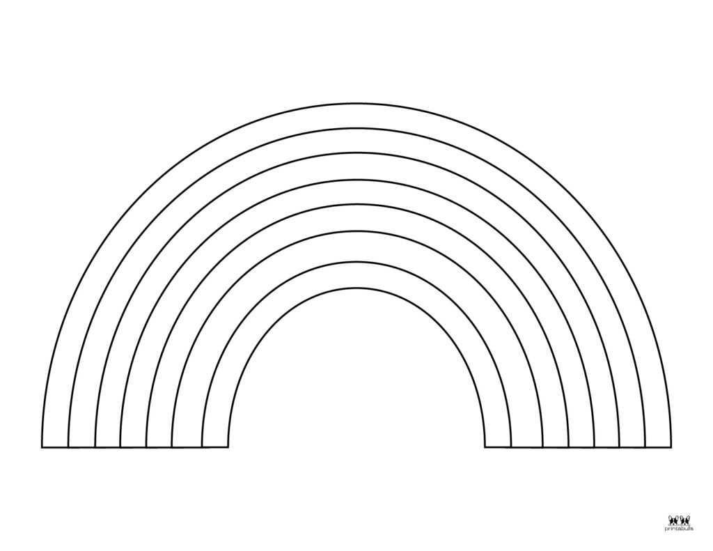 printable colouring pages of rainbows printable colouring pages of rainbows