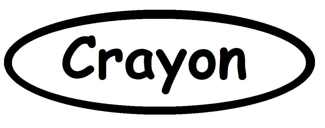 printable crayon template printable crayon template