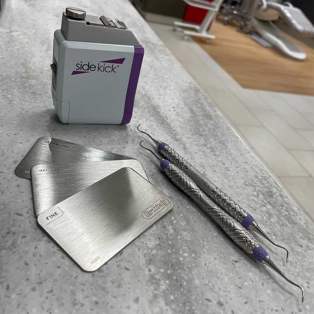 printable dental instrument sharpening guide