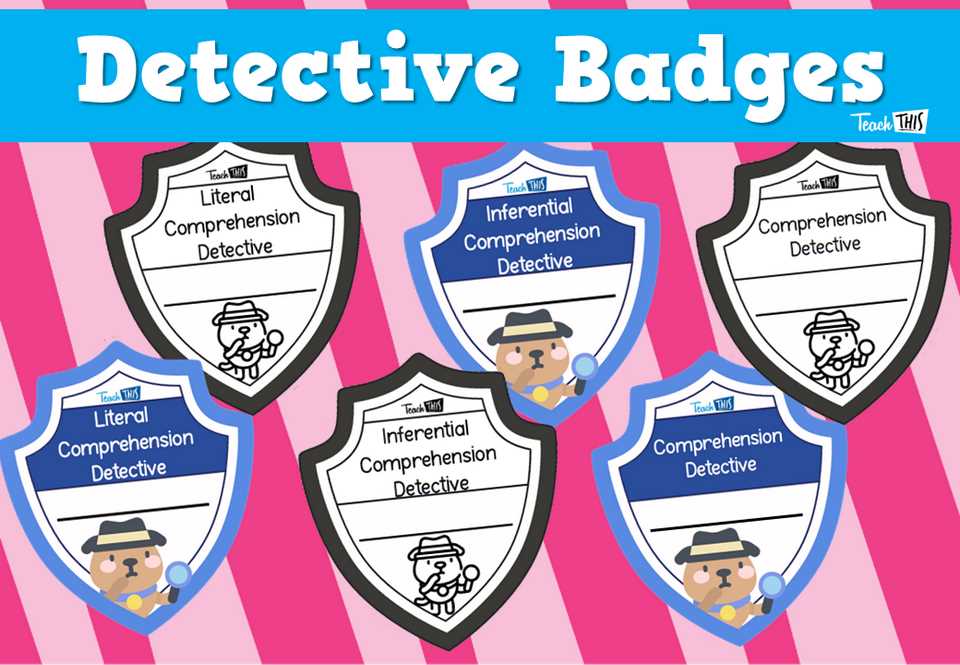 printable detective badge printable detective badge