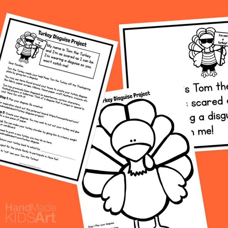 printable disguise a turkey project printable disguise a turkey project