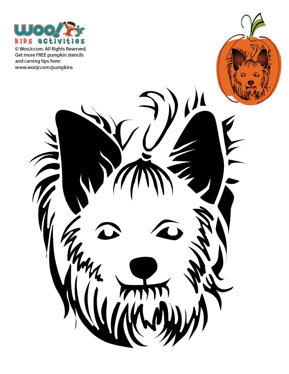 printable dog stencils for pumpkins printable dog stencils for pumpkins