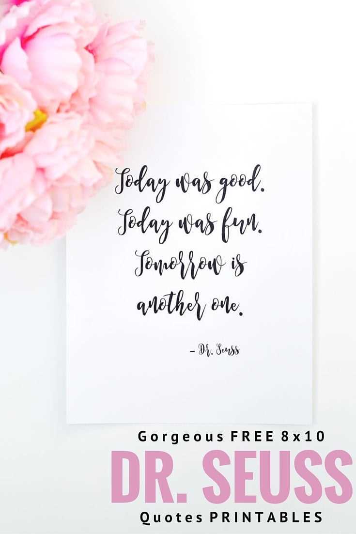 printable dr seuss quotes printable dr seuss quotes