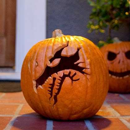 printable dragon pumpkin carving stencils