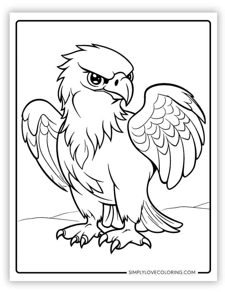 printable eagle coloring pages printable eagle coloring pages