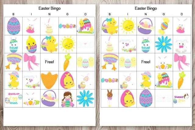 printable easter bingo cards printable easter bingo cards