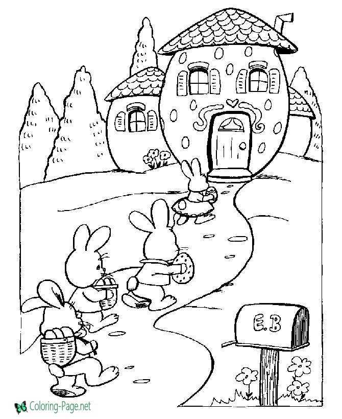 printable easter pictures to color