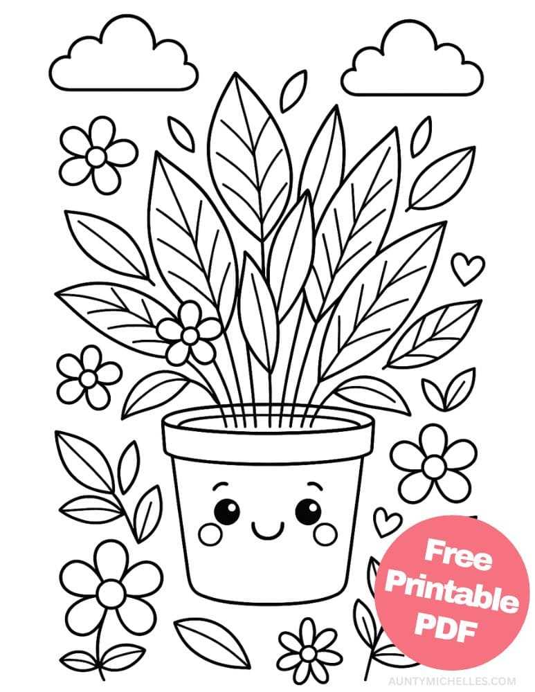printable easy nature coloring pages printable easy nature coloring pages
