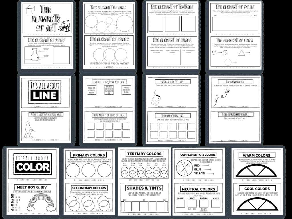 printable elements of art printable elements of art