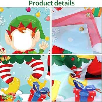 printable elf face in hole