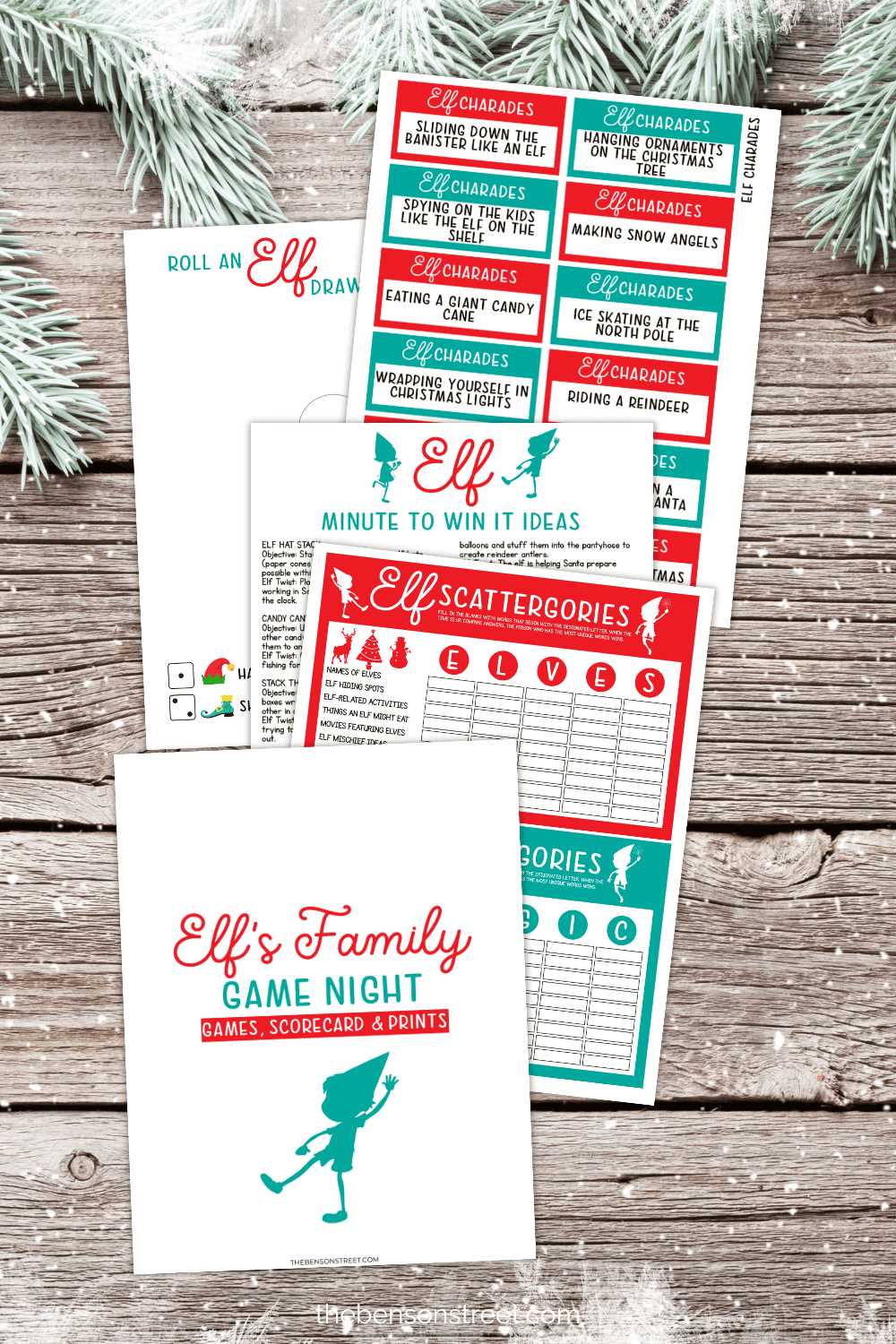 printable elf on the shelf games