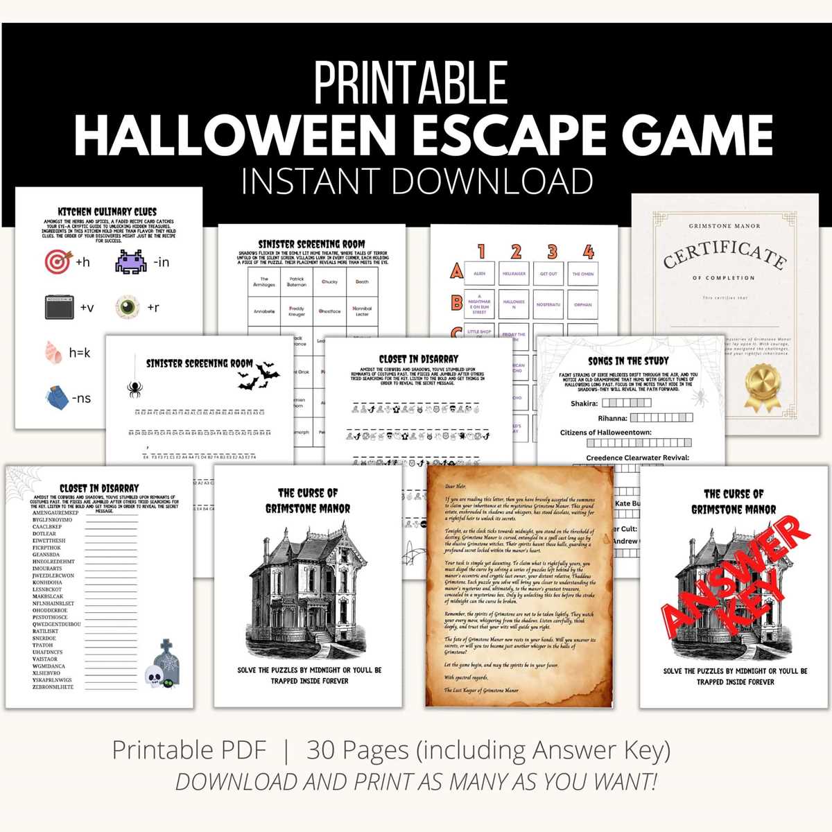 printable escape room puzzles printable escape room puzzles