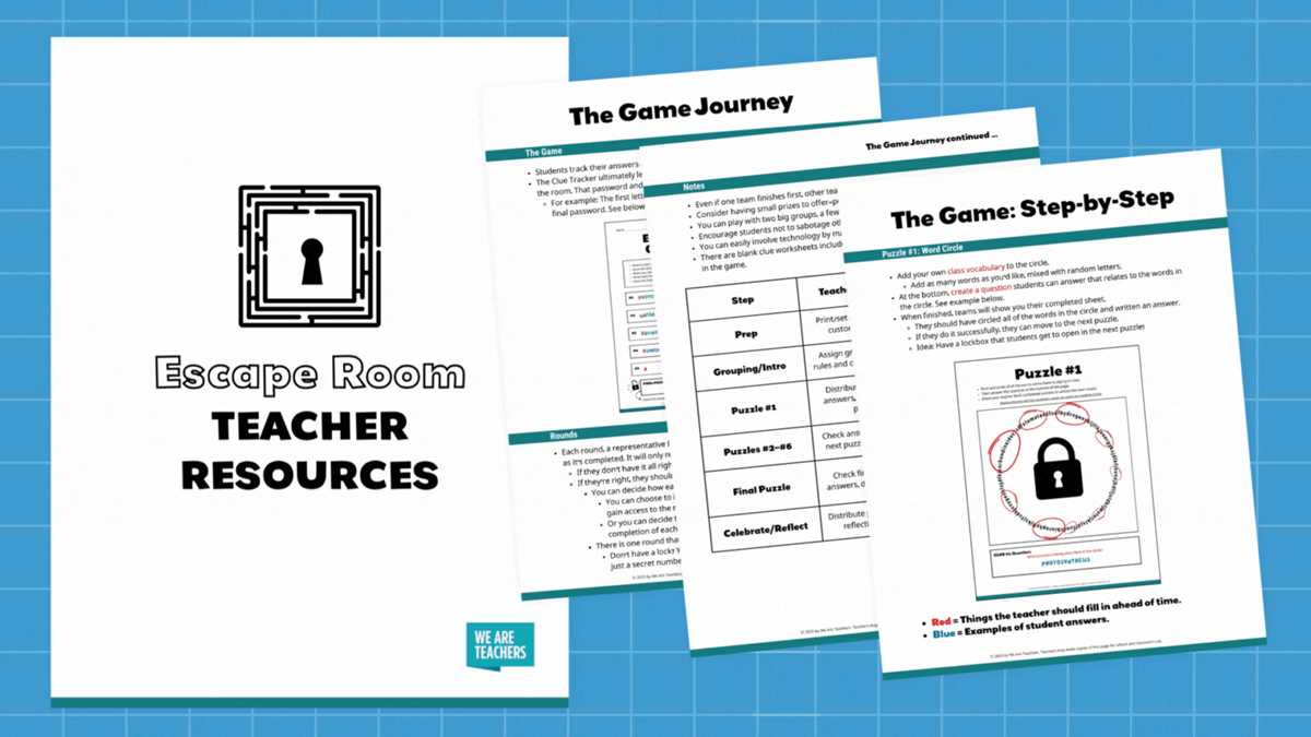 printable escape room