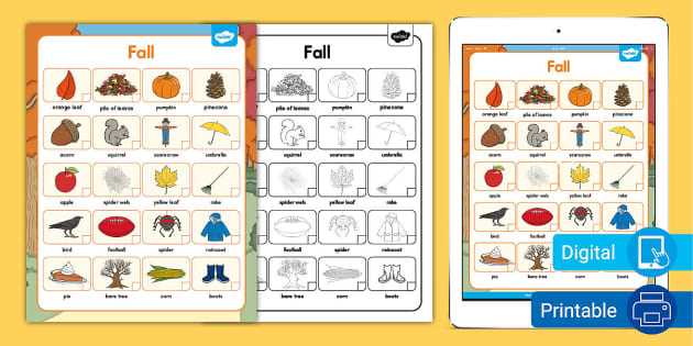 printable fall scavenger hunt