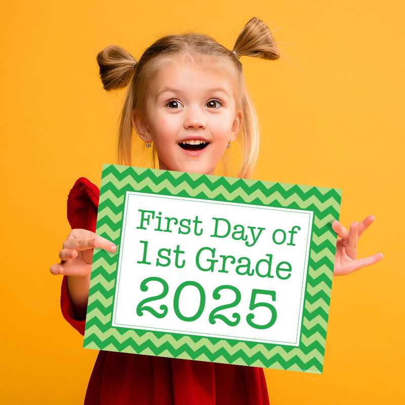 printable first day of school sign