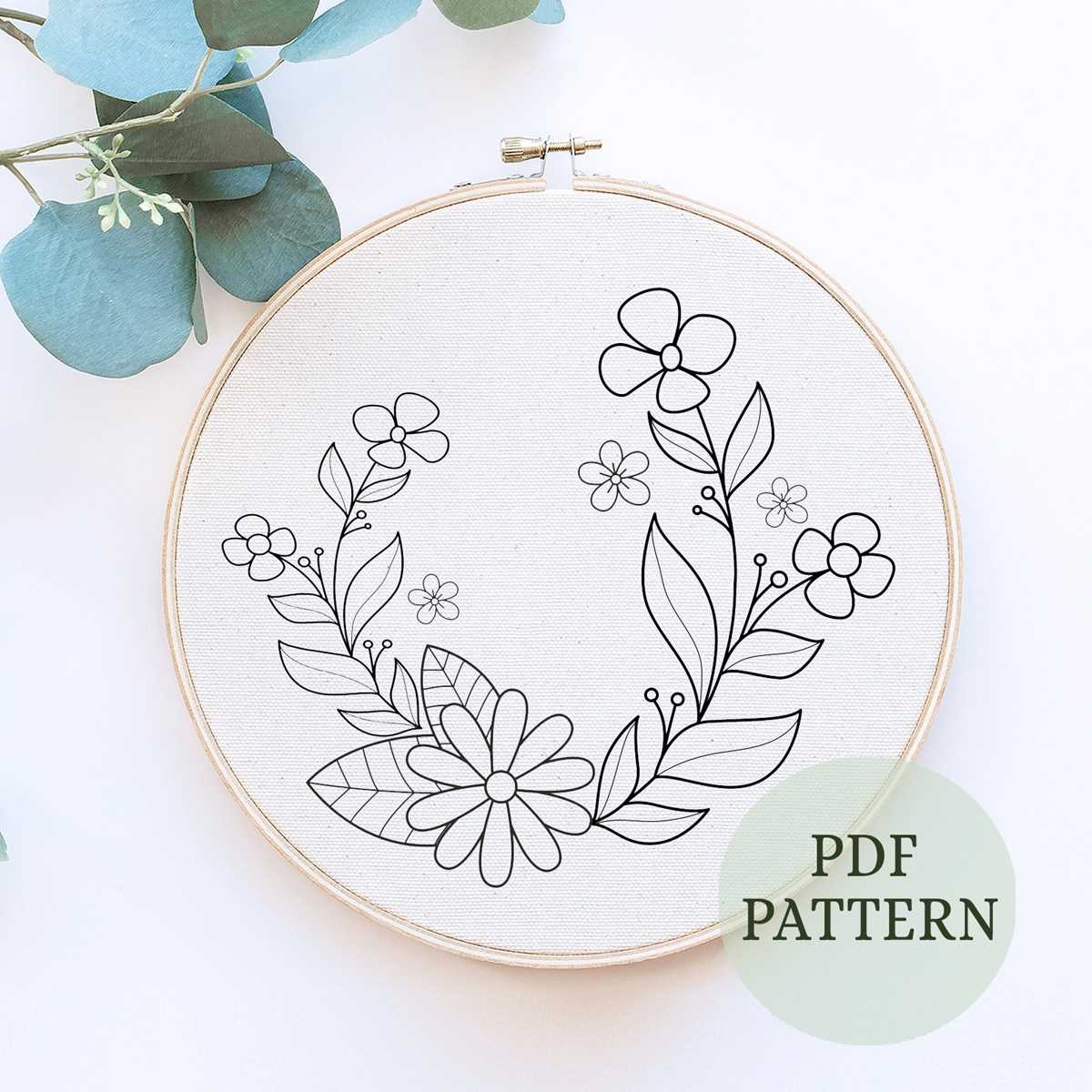printable floral hand embroidery patterns printable floral hand embroidery patterns