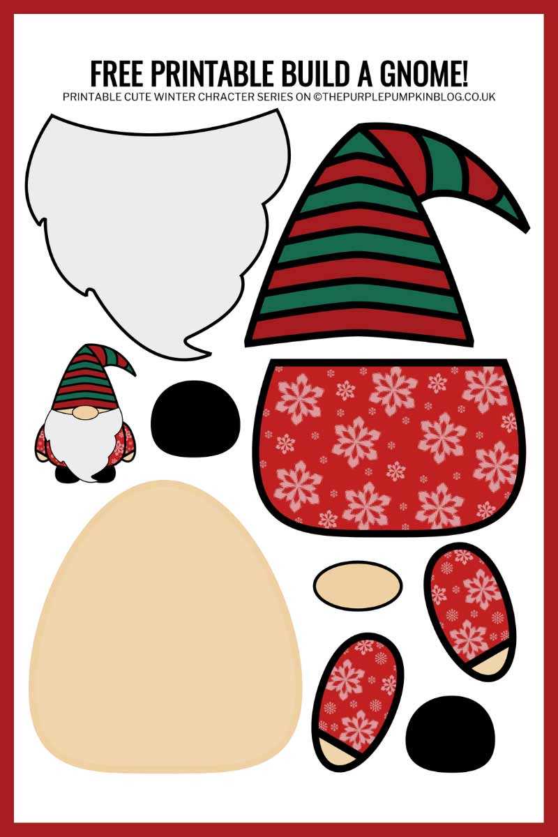 printable gnome hat template printable gnome hat template