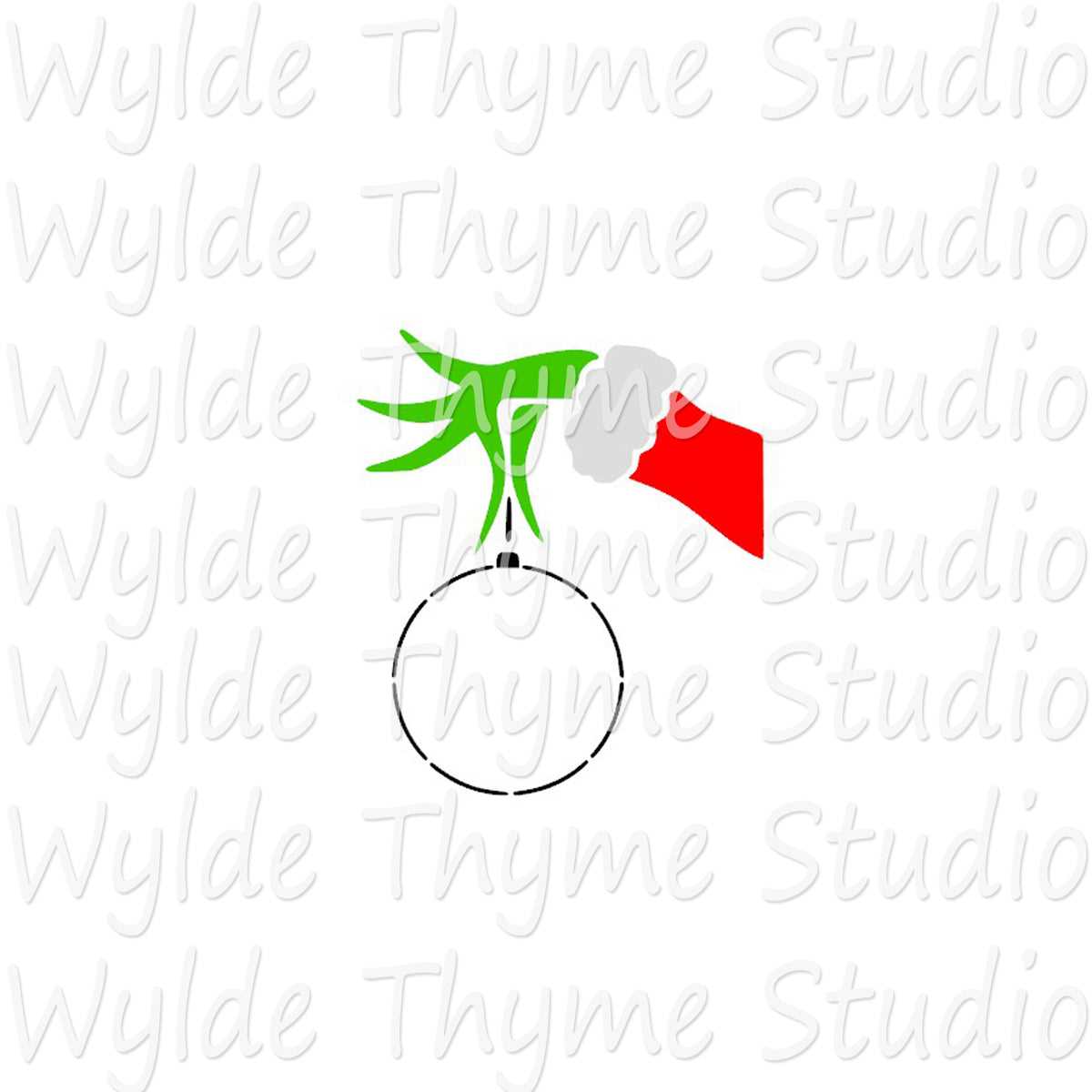 printable grinch hand printable grinch hand