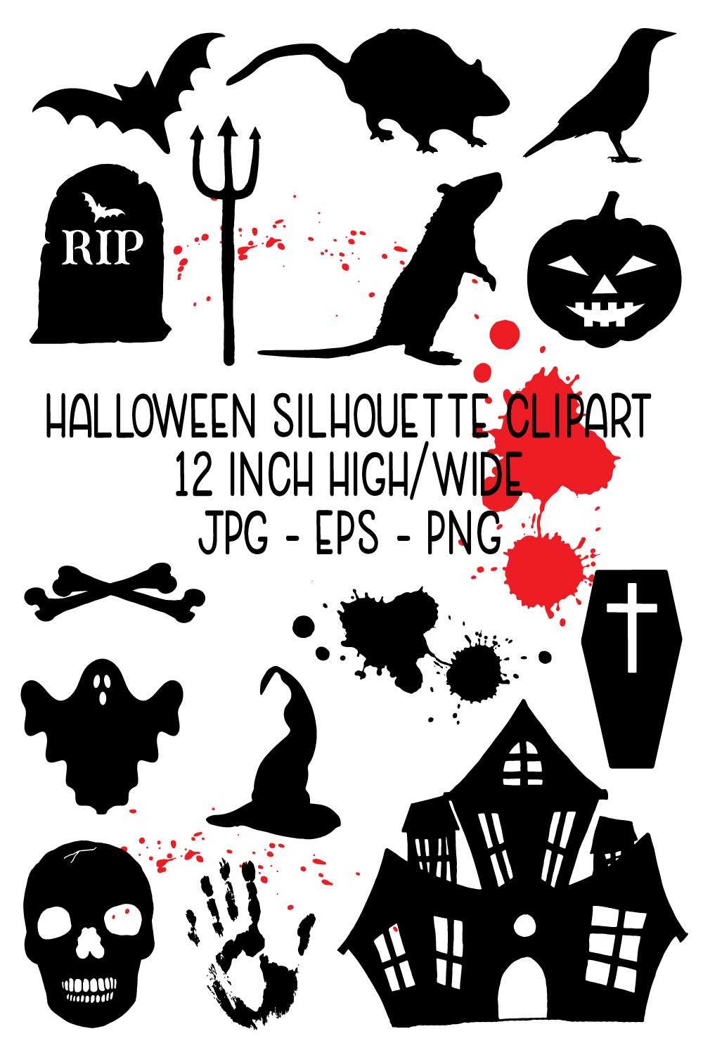 printable halloween silhouettes