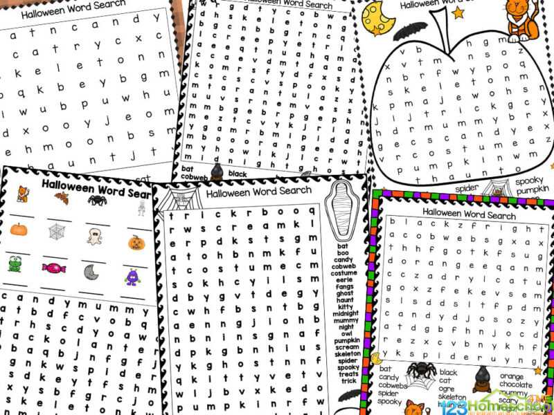 printable halloween word find printable halloween word find