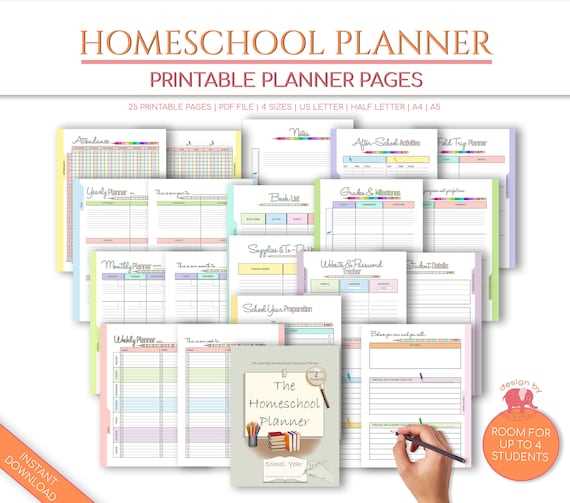 printable homeschool planner printable homeschool planner