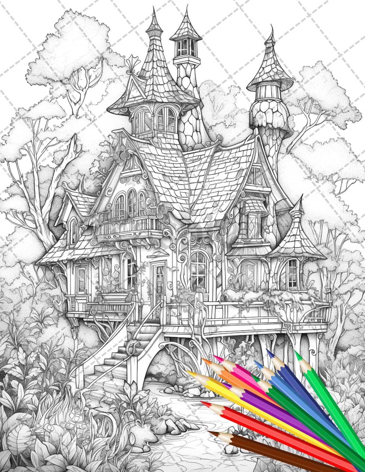 printable house coloring pages printable house coloring pages