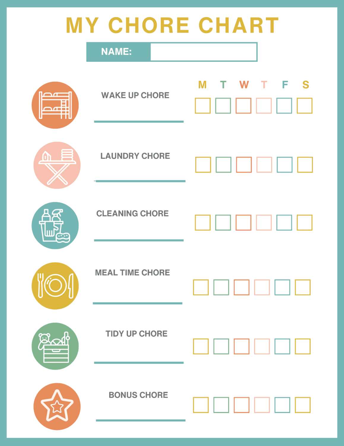 printable household chore chart printable household chore chart
