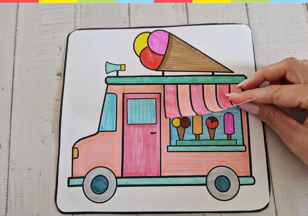 printable ice cream truck