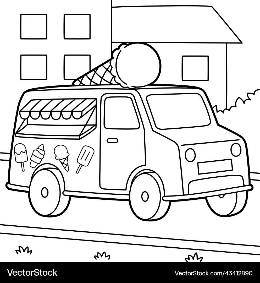 printable ice cream truck