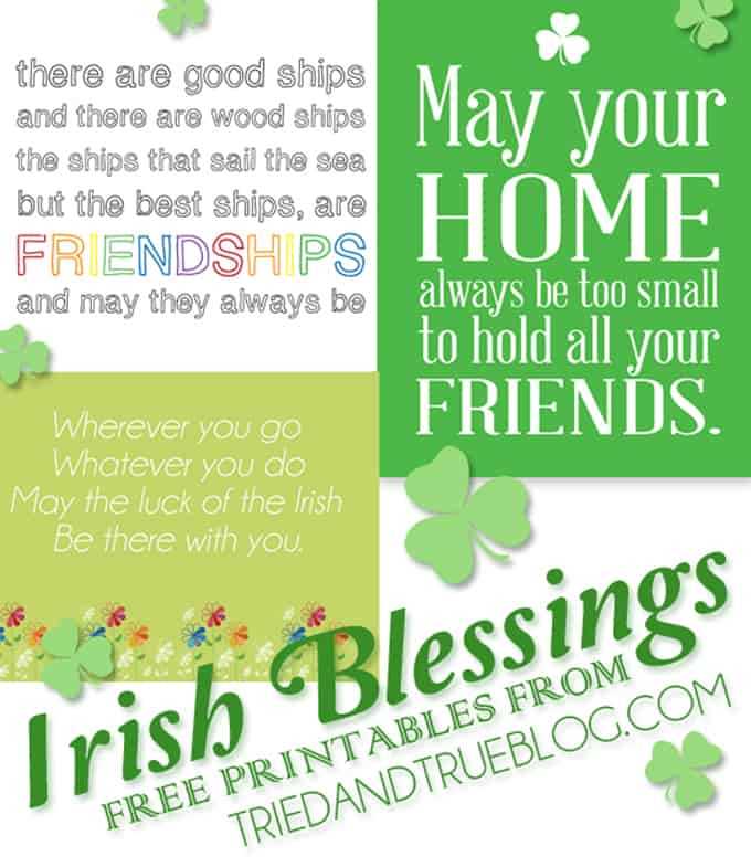 printable irish blessing printable irish blessing