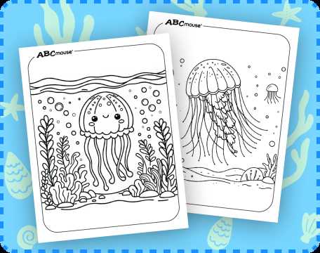 printable jellyfish coloring pages
