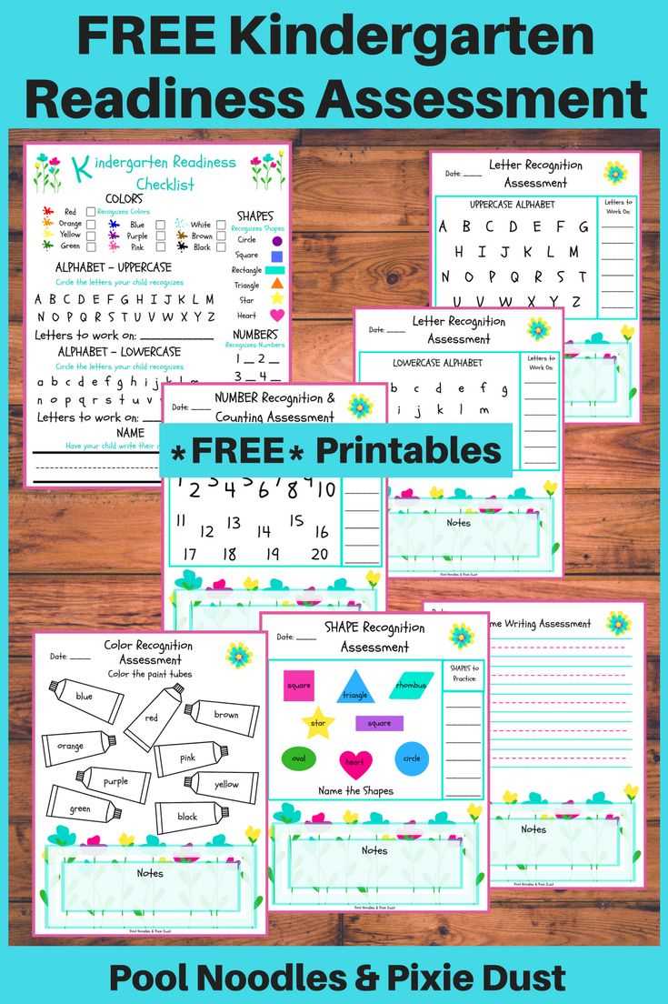 printable kindergarten readiness checklist