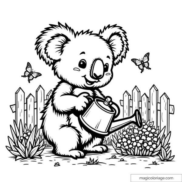 printable koala coloring pages