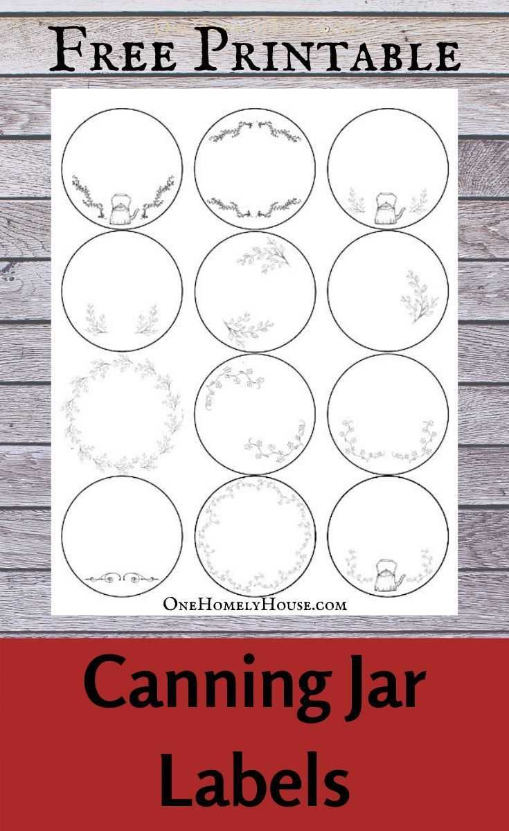 printable labels for canning jars printable labels for canning jars