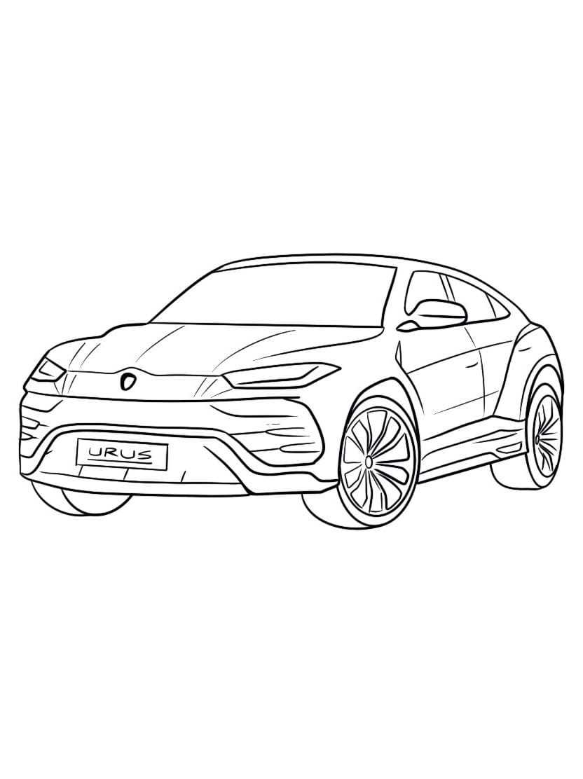 printable lamborghini coloring pages