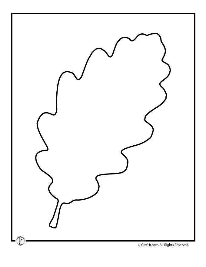 printable leaf outlines printable leaf outlines