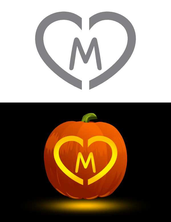 printable letter m stencil