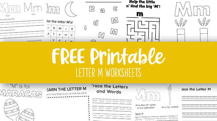 printable letter m worksheets printable letter m worksheets