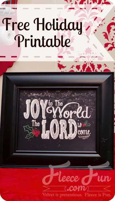 printable lyrics joy to the world