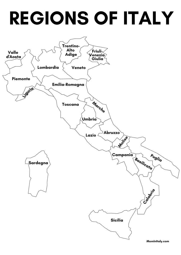 printable map italy printable map italy