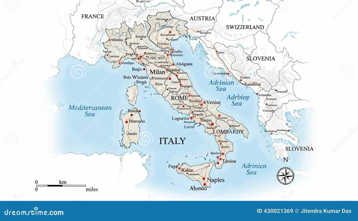 printable map italy printable map italy