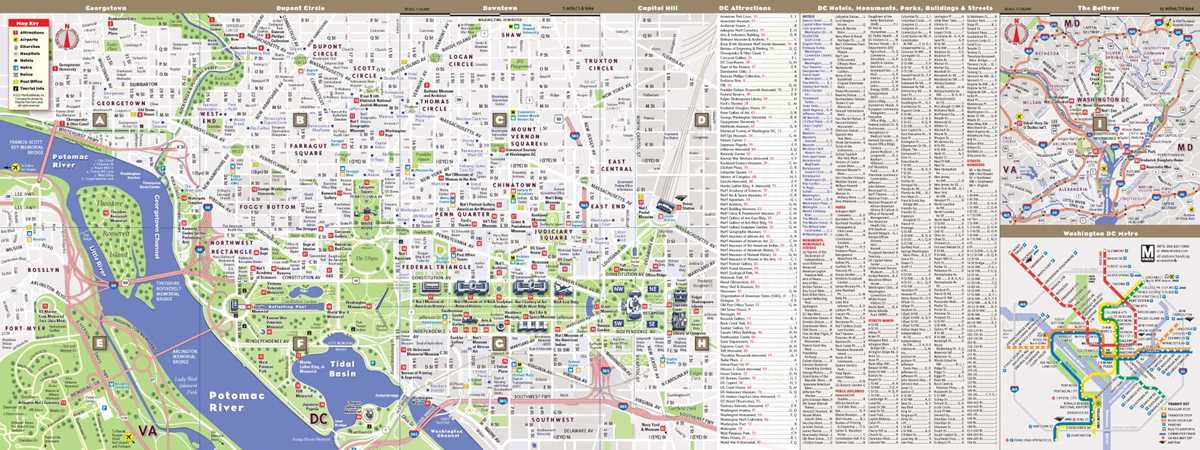 printable map of dc mall