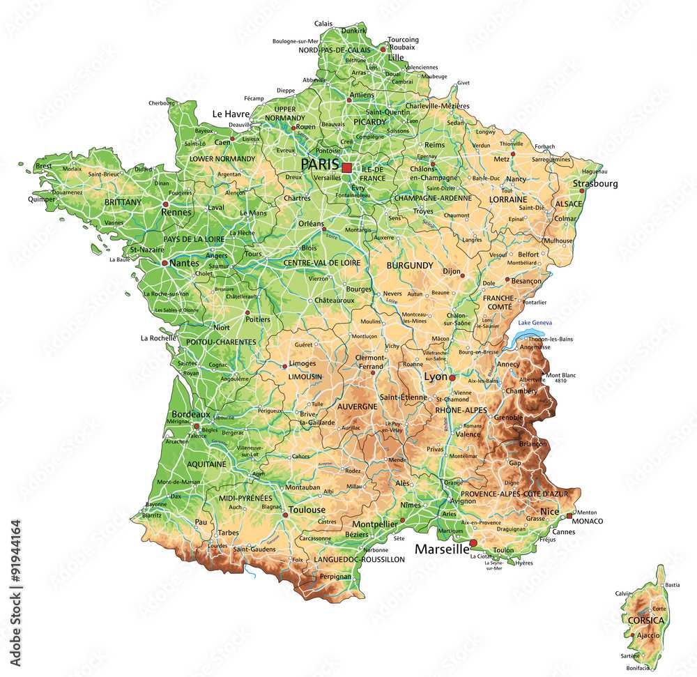 printable map of france printable map of france