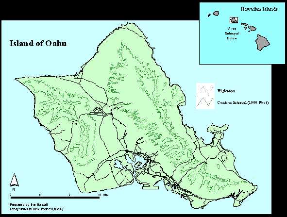 printable map of hawaiian islands