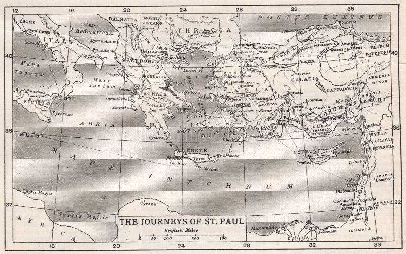 printable map of pauls journeys printable map of pauls journeys